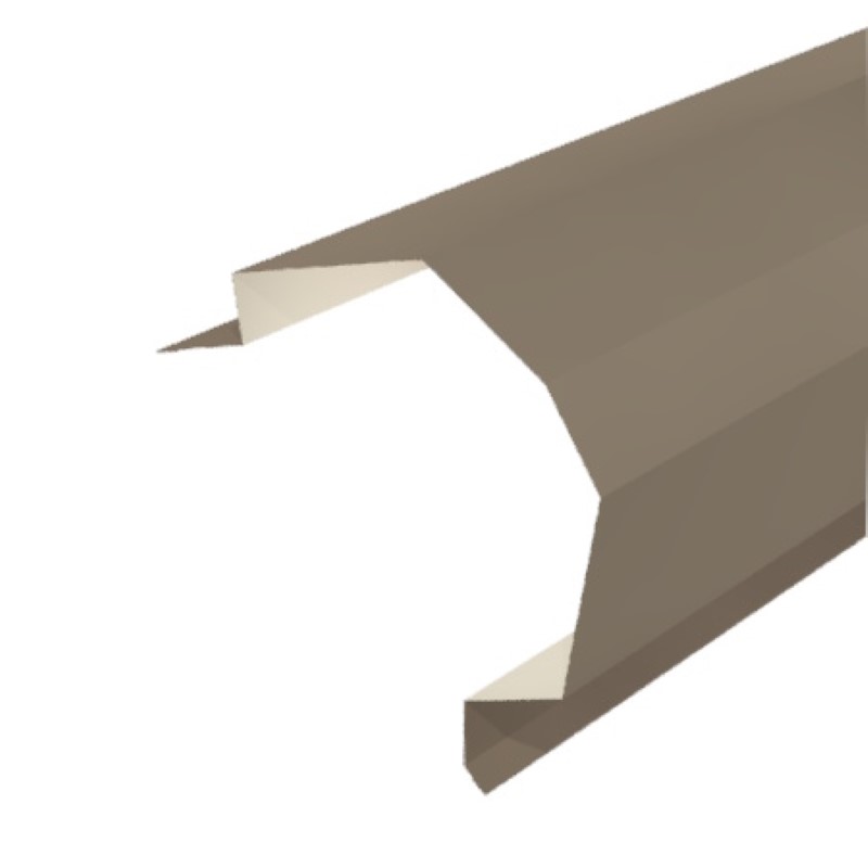 HIGH EAVE TRIM - R-PANEL SCULPTURED x 10'-1"