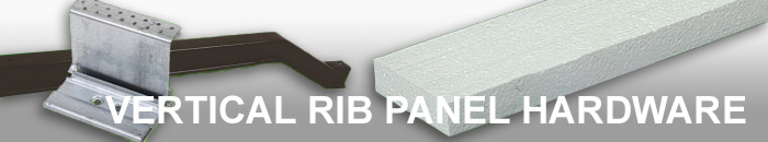 Vertical Rib Panel Hardware